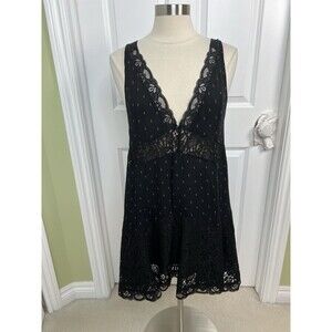 Free People Lace Trim Slip Dress